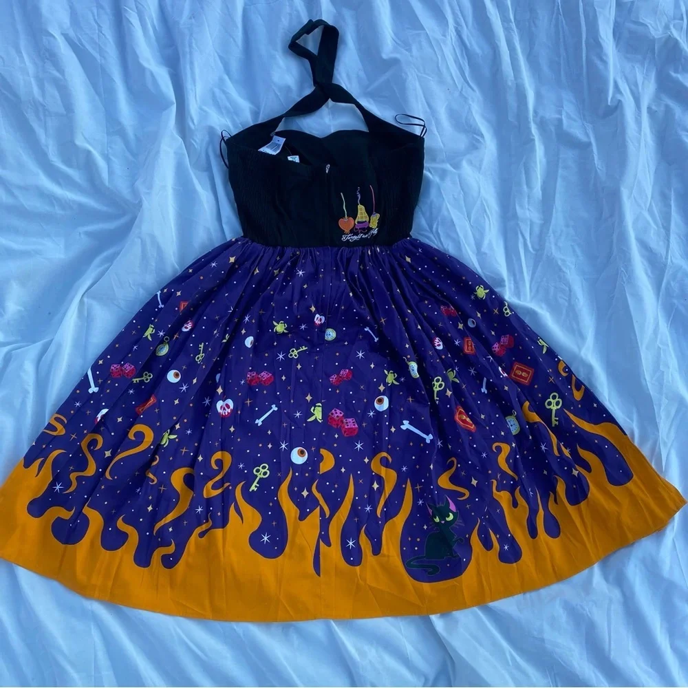 Disney Parks Dress Shop Hocus Pocus Sanderson Sister Dress XS NWT - Picture 4 of 10